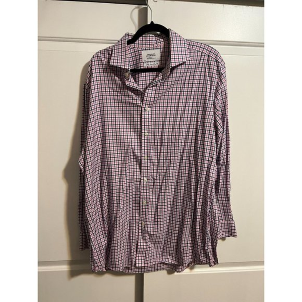 Charles‎ Tyrwhitt Long Sleeve Button Up Shirt - Size 18